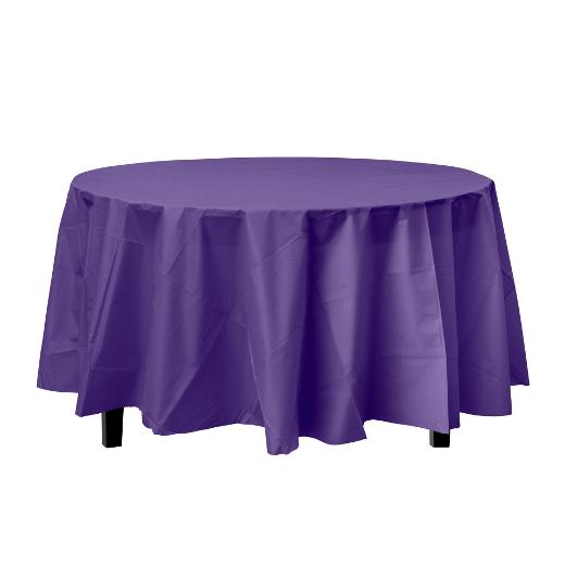 Main image of *Premium* Round Purple table cover (Case of 96)