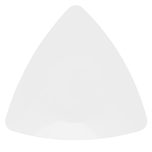 Main image of 10 In. White Triangle Plates - 10 Ct.