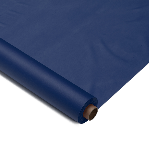 Main image of 40 In. X 100 Ft. Navy Blue Table Roll