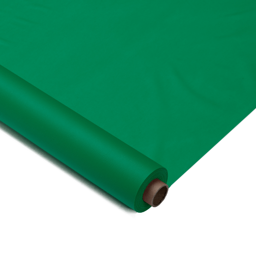 Emerald Green plastic table roll