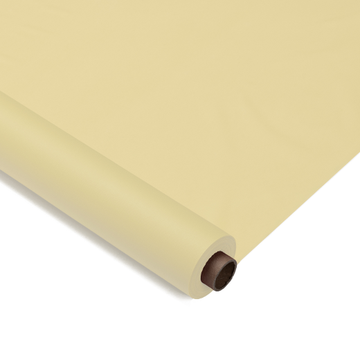 Main image of 40 In. x 100 Ft. Light Yellow Table Roll