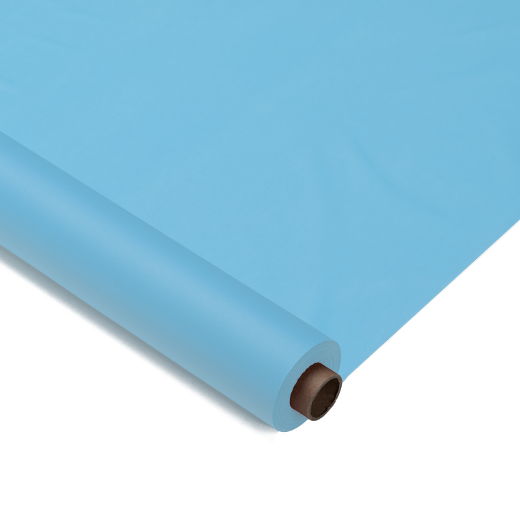 Main image of 40 In. X 100 Ft. Sky Blue Table Roll