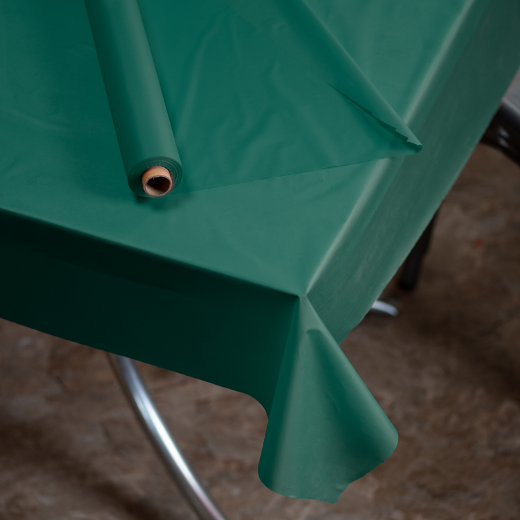 Alternate image of 40 In. X 300 Ft. Premium Dark Green Table Roll