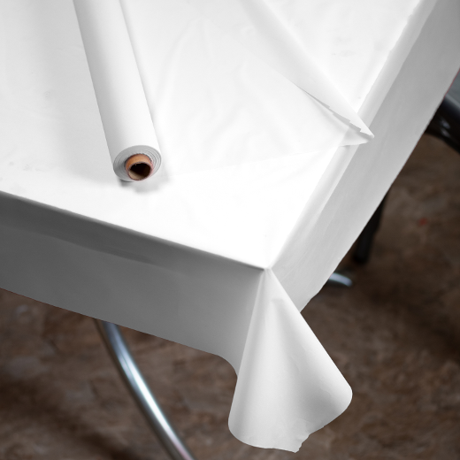 Alternate image of 40 In. X 300 Ft. Premium White Table Roll
