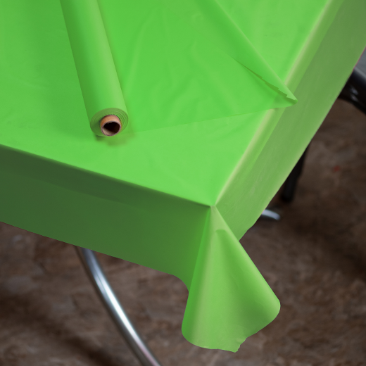Alternate image of 40 In. X 300 Ft. Premium Lime Green Table Roll