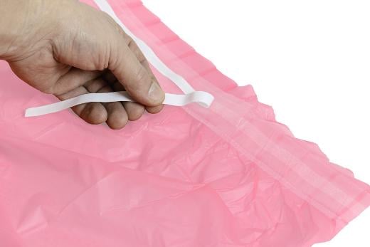 Alternate image of Pink Plastic Table Skirt