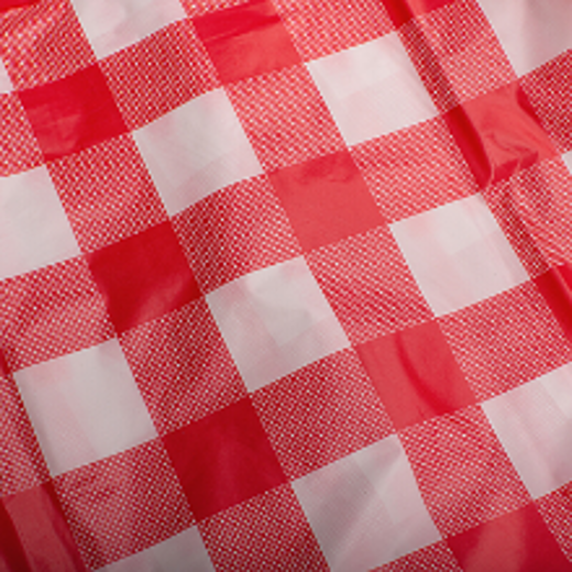 Alternate image of 54in. x 108in. Printed Plastic Table cover Red Gingham - 48 ct.