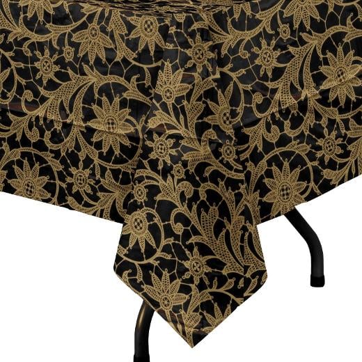 Alternate image of Gold Lace Table Cover
