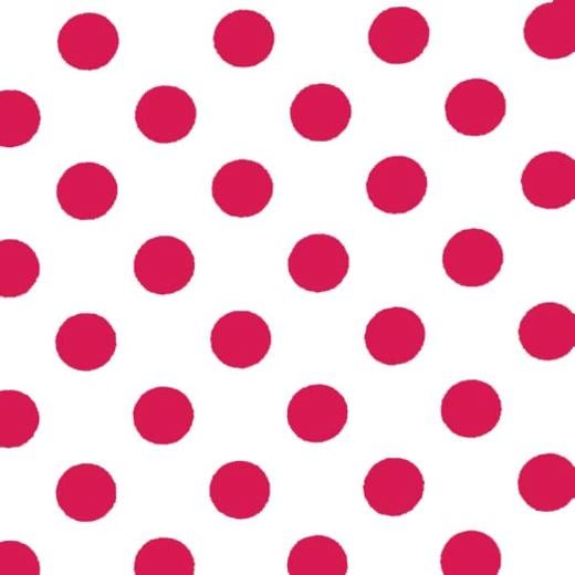 Alternate image of Red Polka Dot Plastic Table Cover