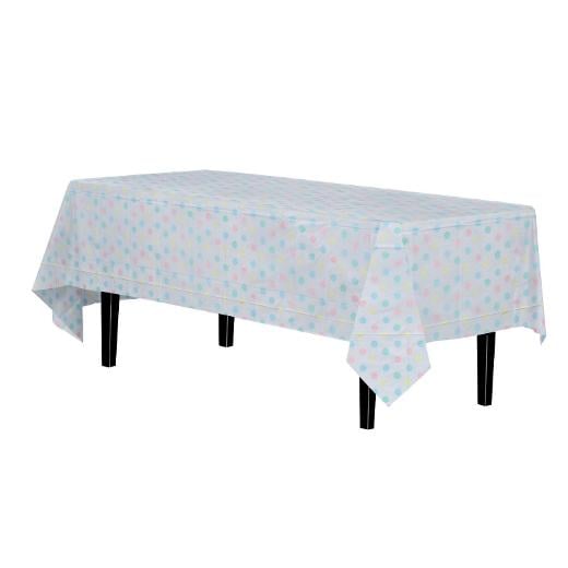 Main image of Pastel Polka Dot Plastic Table Cover (Case)