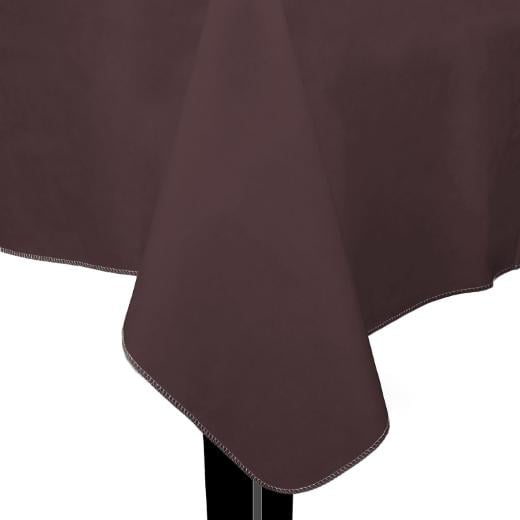 Alternate image of Brown Flannel Backed Table Cover 54 in. x 70 in.