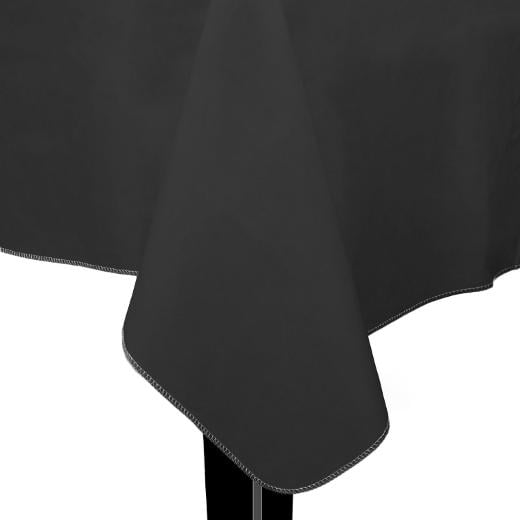 Alternate image of Black Flannel Backed Table Cover 54 in. x 108 in.