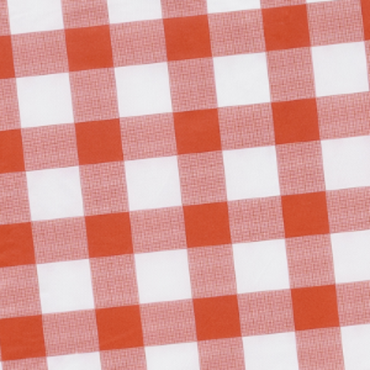 Alternate image of Red Gingham Flannel Backed Table Cover 70 in. Round