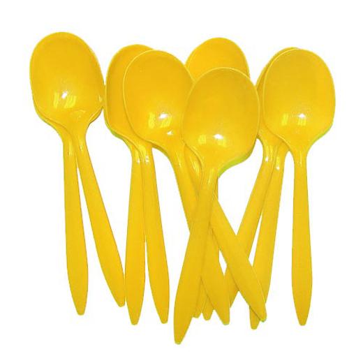 Main image of Yellow Plastic Spoons (48)