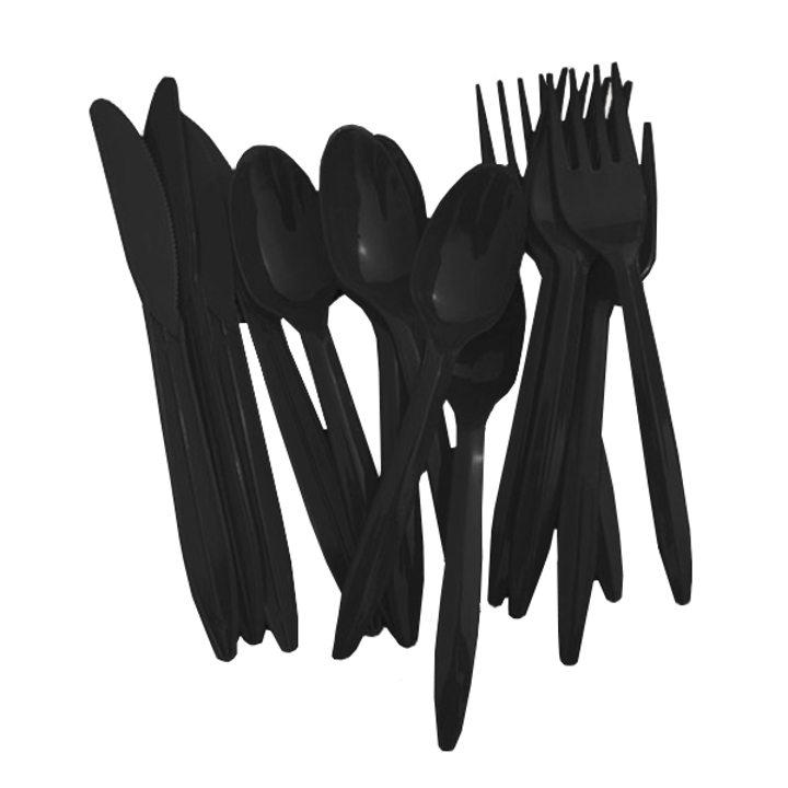 Black Cutlery Combo Pack - 48 Ct.