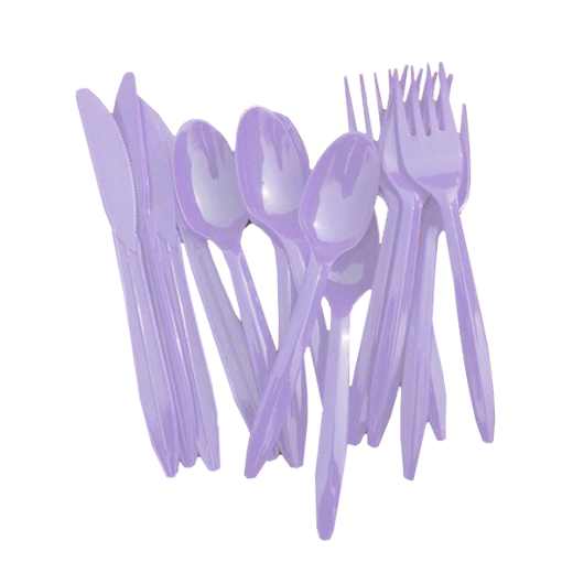 Main image of Lavender Cutlery Combo Pack - 48 Ct.