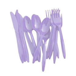 Lavender Cutlery Combo Pack - 48 Ct.