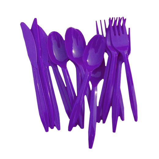 Main image of Purple Cutlery Combo Pack - 48 Ct.
