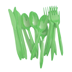 Lime Green Cutlery Combo Pack - 48 Ct.