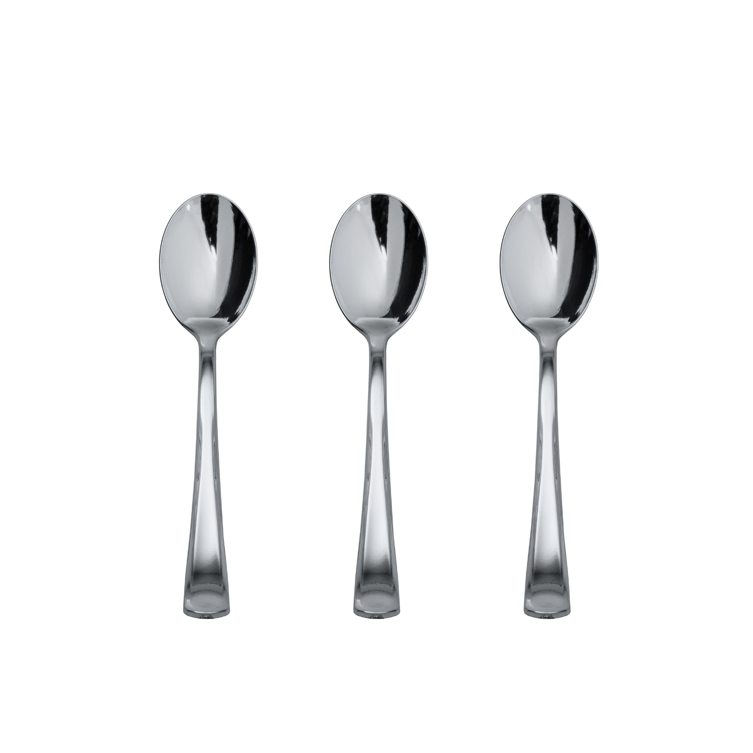 Classic Silver & Festive Green Premium Plastic Forks-NEW-Set of 20 