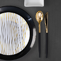 Trendables Spoons Black/Gold - 20 Ct.