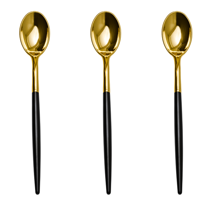 Trendables Spoons Black/Gold - 20 Ct.