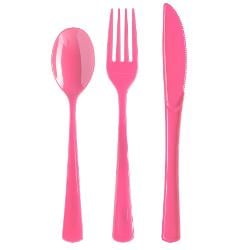 Cerise Cutlery Combo Pack - 24 Ct.