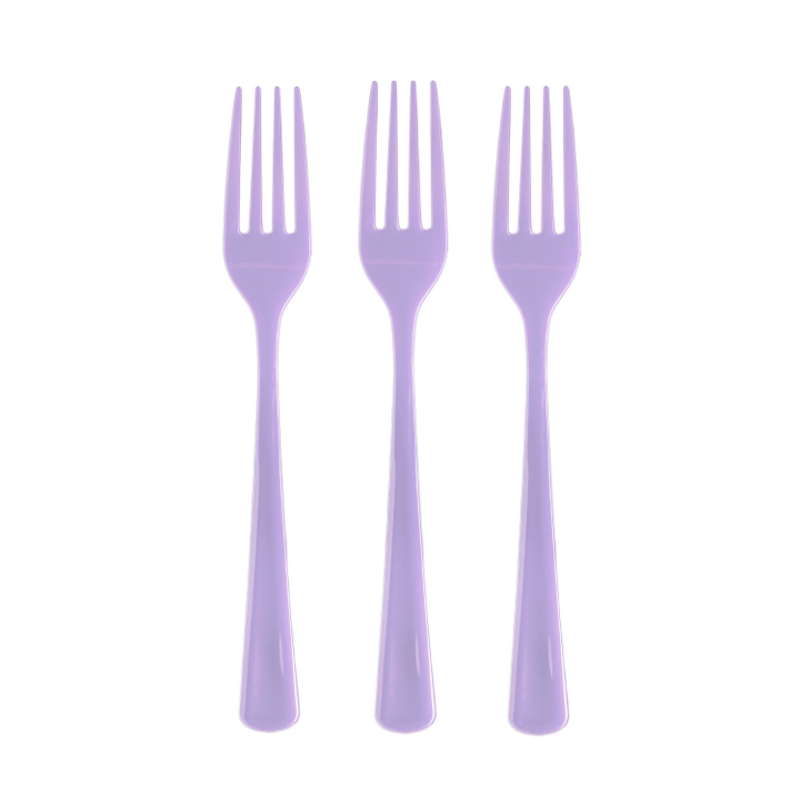 Plastic Forks Lavender - 1200 ct.