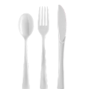 Plastic Forks Clear - 1200 ct.