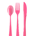 Plastic Spoons Cerise - 1200 ct.