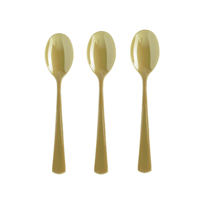 Plastic Spoons Gold - 1200 ct.