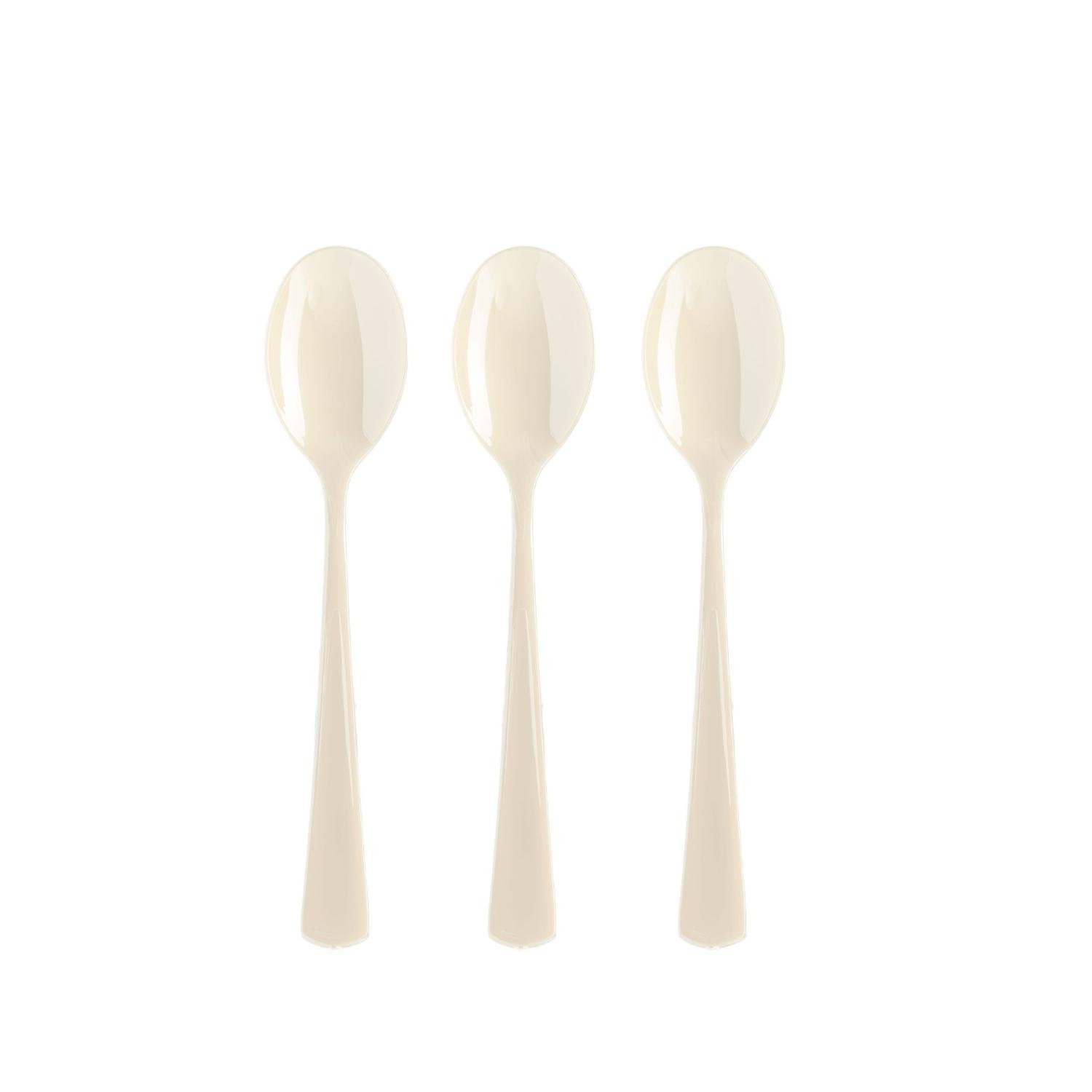 Plastic Spoons Ivory - 1200 ct.