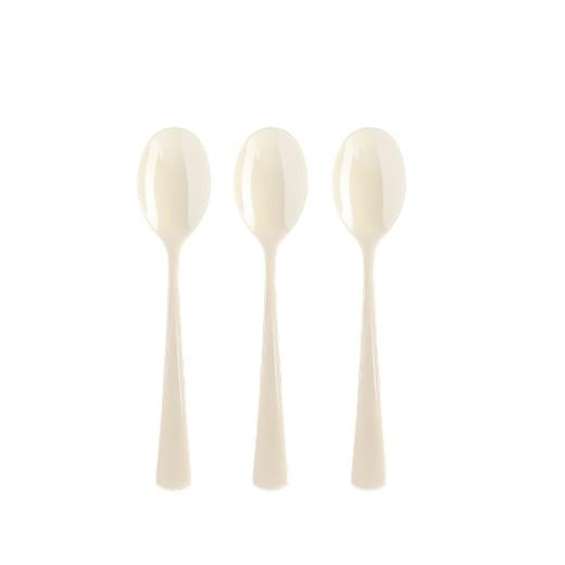 Main image of Heavy Duty Ivory Plastic Spoons - 50 Ct.