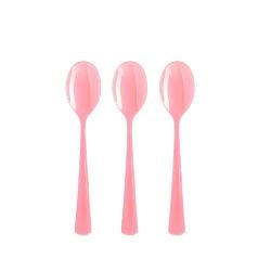 Heavy Duty Pink Plastic Spoons - 50 Ct.