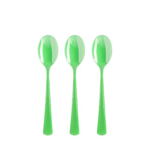 Main image of Heavy Duty Lime Green Plastic Spoons - 50 Ct.