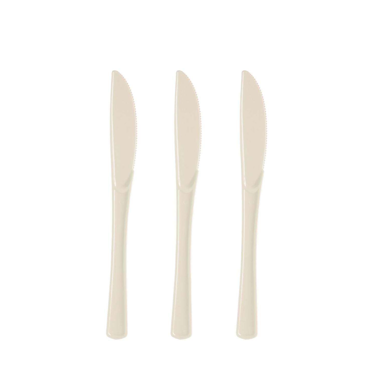 Plastic Knives Ivory - 1200 ct.