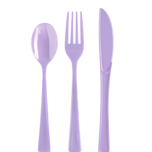 Alternate image of Plastic Knives Lavender - 1200 ct.