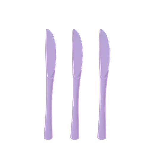 Main image of Plastic Knives Lavender - 1200 ct.