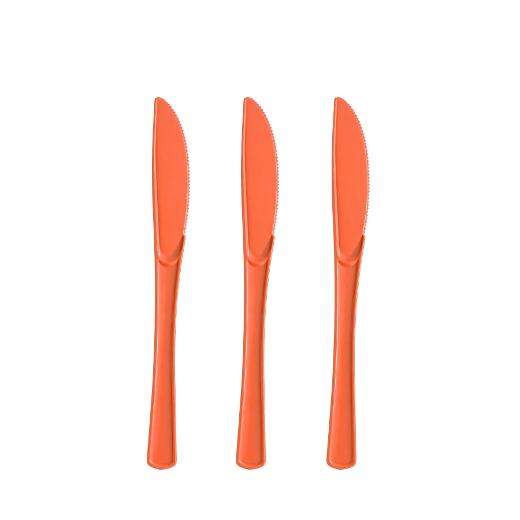 Main image of Plastic Knives Orange - 1200 ct.