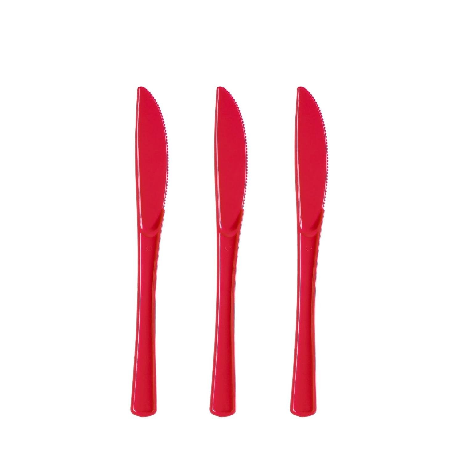 Plastic Knives Red - 1200 ct.