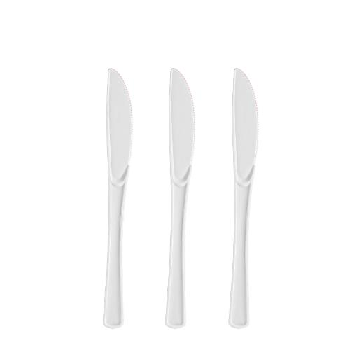 Heavy Duty Clear Plastic Knives - 50 Ct.