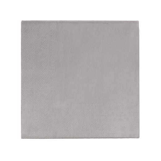 Main image of Silver Luncheon Napkins - 20 Ct.