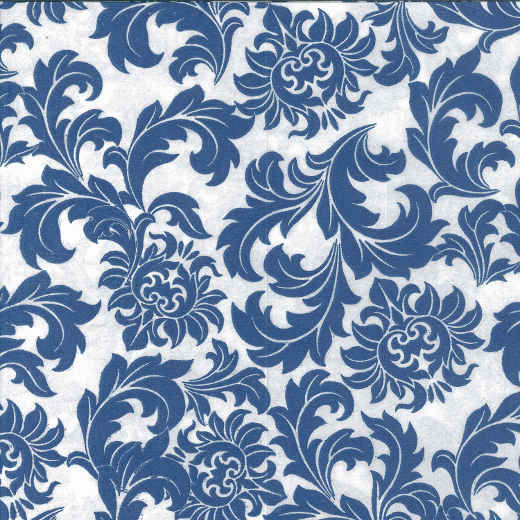Main image of Classic Navy Printed Paper Napkins - 20 Ct.
