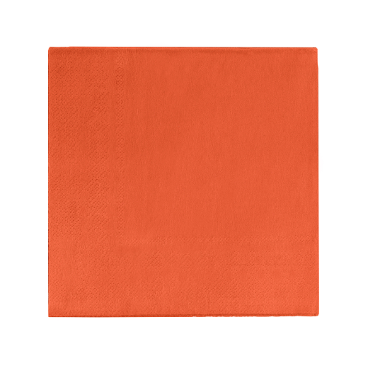 Main image of Orange Luncheon Napkins Bulk (Case of 3600)