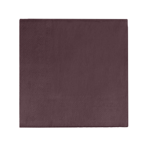 Main image of Brown Luncheon Napkins - 50 Ct.