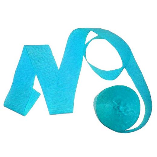 Main image of 81ft. Turquoise crepe streamer