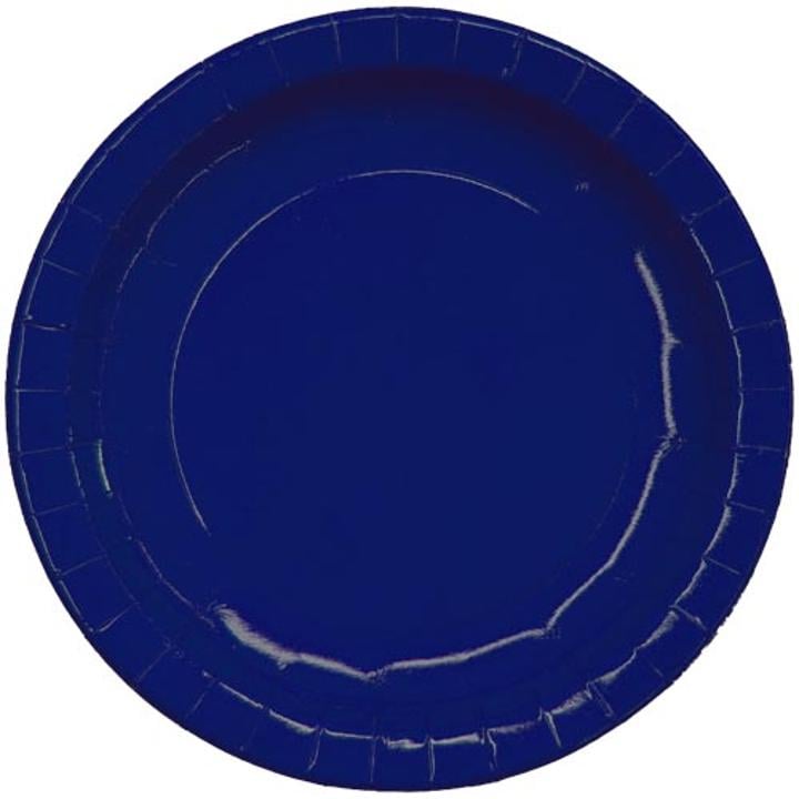 9" Navy Blue paper plates (16)