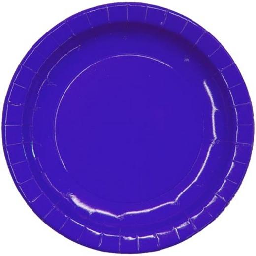 Alternate image of 7 In. Dark Blue Paper Plates - 16 Ct.