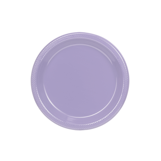 Main image of 7 In. Lavender Plastic Plates - 8 Ct.