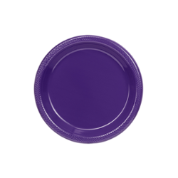7 In. Purple Plates - 8 Ct.